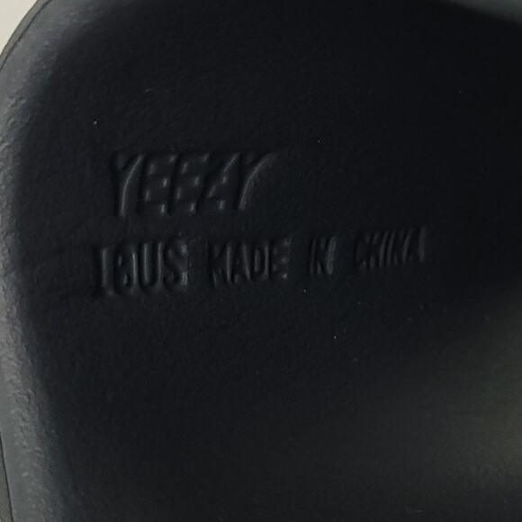 Adidas Men’s Yeezy Slides Sz 10 Slate Gray Sandals Slip-On Shoes YZY Casual - Picture 9 of 10